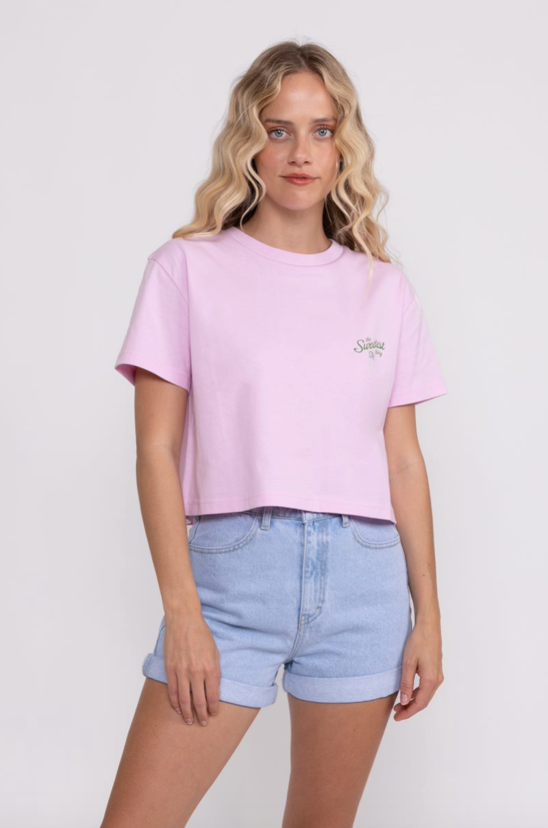 SWEETEST THING RELAXED FIT CROP TEE